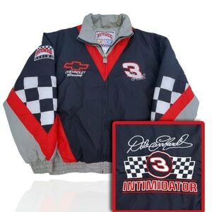Vintage Nutmeg Dale Earnhardt #3 Size M Jacket Nascar Chevrolet Racing Insulated